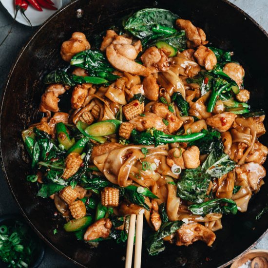 Drunken Noodles (Pad Kee Mao)