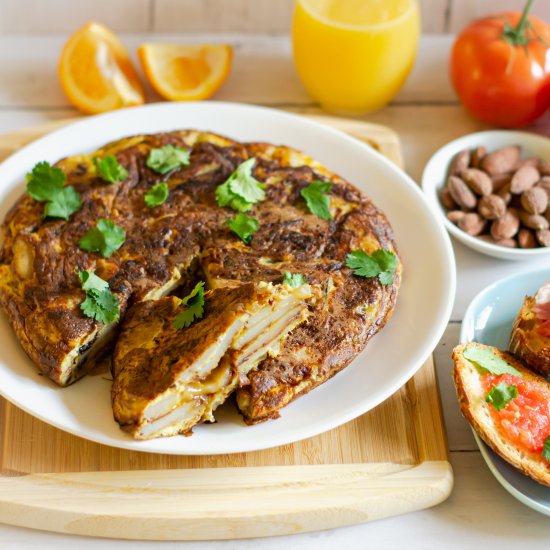 Tortilla de Patatas, Pan con Tomate