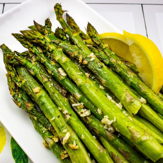 Asparagus with Garlic (air fryer)