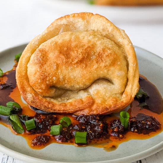 VEGAN POTSTICKERS WITH GINGER SCALL