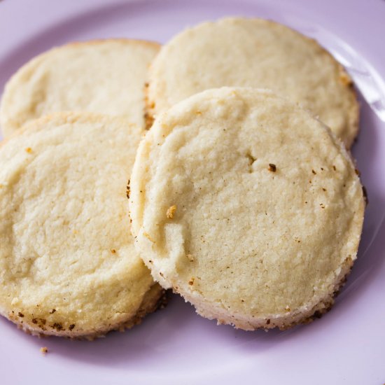 Lavender Shortbread Cookies