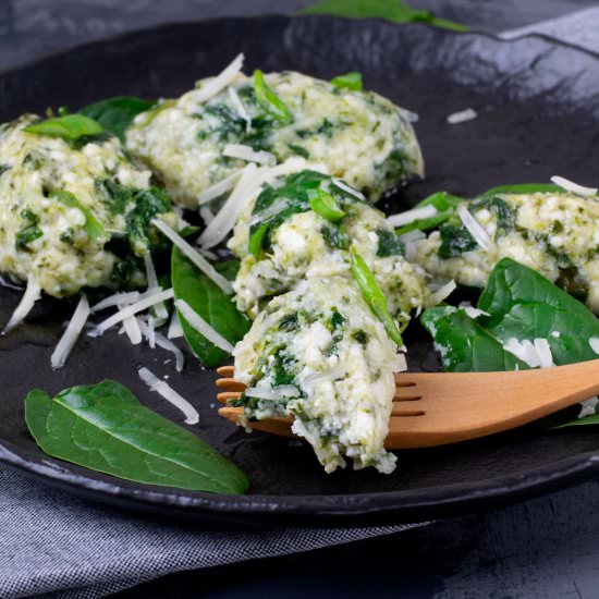 Spinach and Ricotta Gnudi