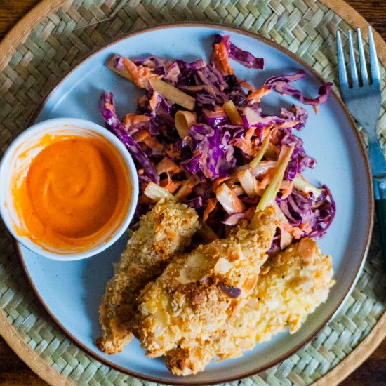 Baked Chicken Goujons