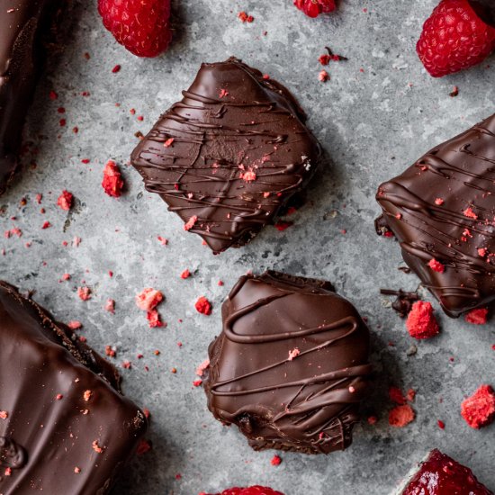 Raspberry Black Sesame Bars