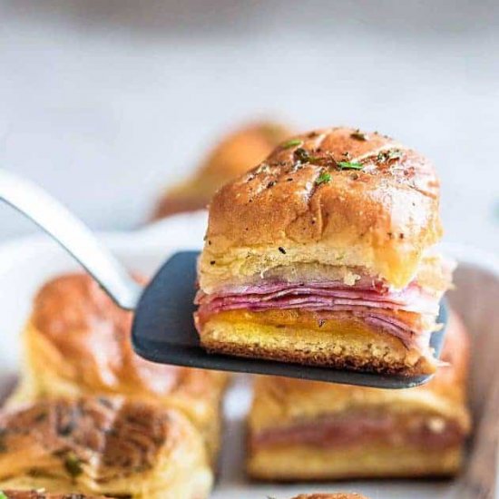 Ham and Cheese Sliders