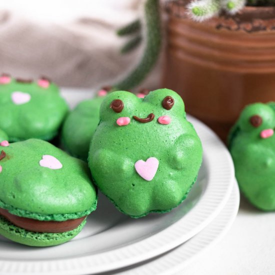 TikTok Frog Macarons