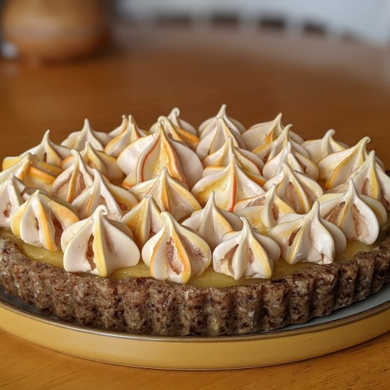 No bake base lemon curd tart