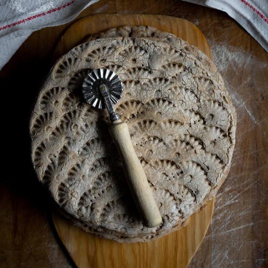 Rustic Barley Flatbread