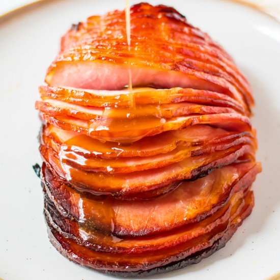 Maple Glazed Air Fryer Ham