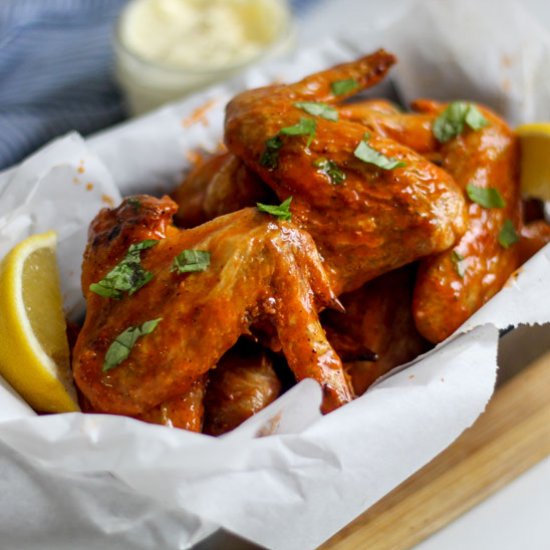 Ultimate Buffalo Wings with Garlic