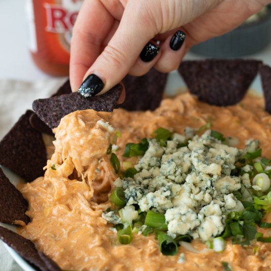 Instant Pot Buffalo Chicken Dip