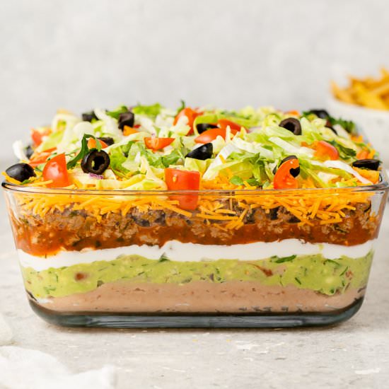 Easy 7-Layer Dip