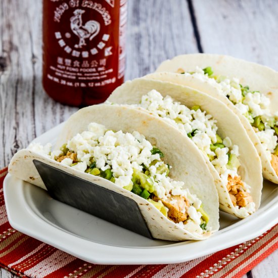 Instant Pot Sriracha Chicken Tacos