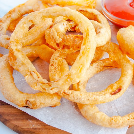 Beer Battered Onion Rings