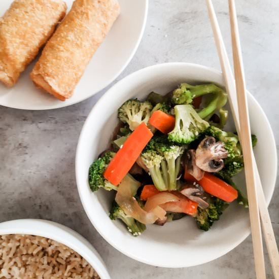 Instant Pot Hibachi Vegetables