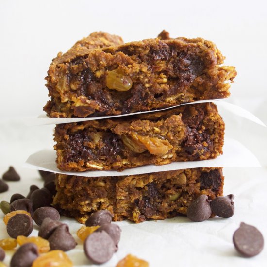 Double Pumpkin Breakfast Bars