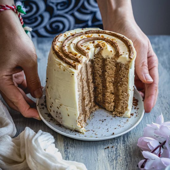 Cinnamon Roll Cake