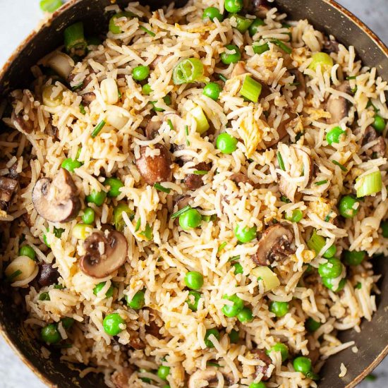 Mushroom fried rice