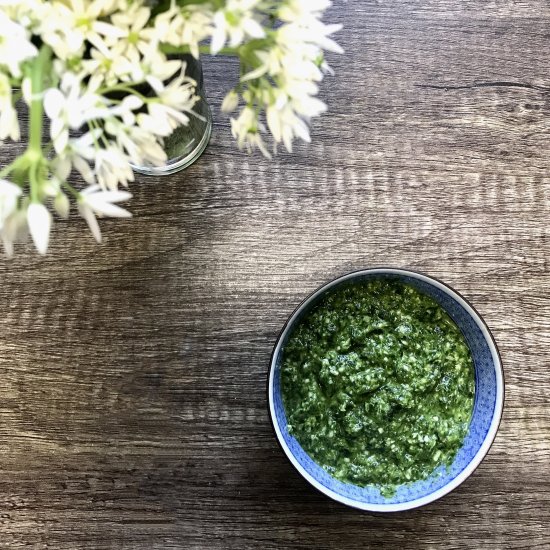 Foraged Wild Garlic Pesto