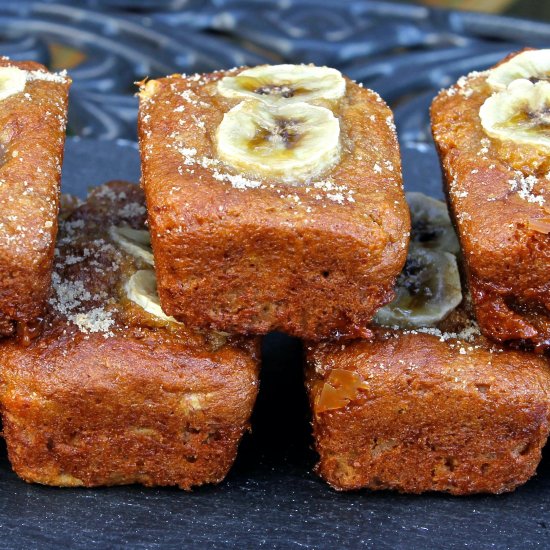 Mini Banoffee Loaf Cakes