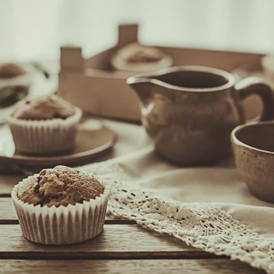 Speculum and raspberry muffins