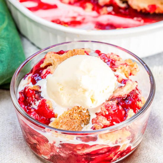 Strawberry Dump Cake