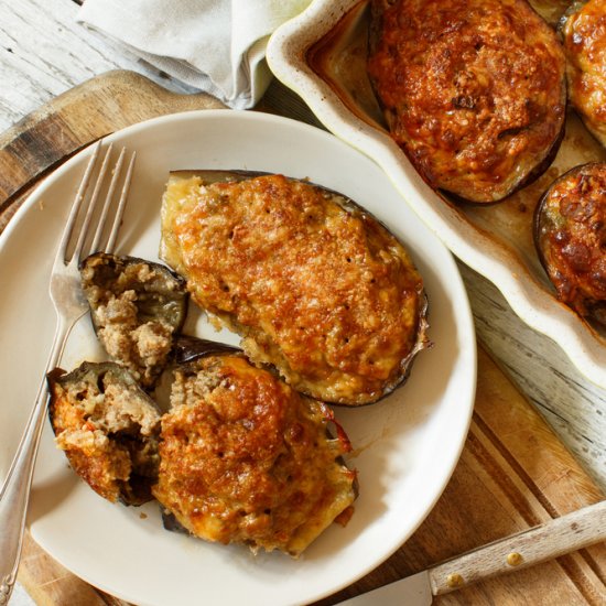 Calabrian Stuffed Egglplants