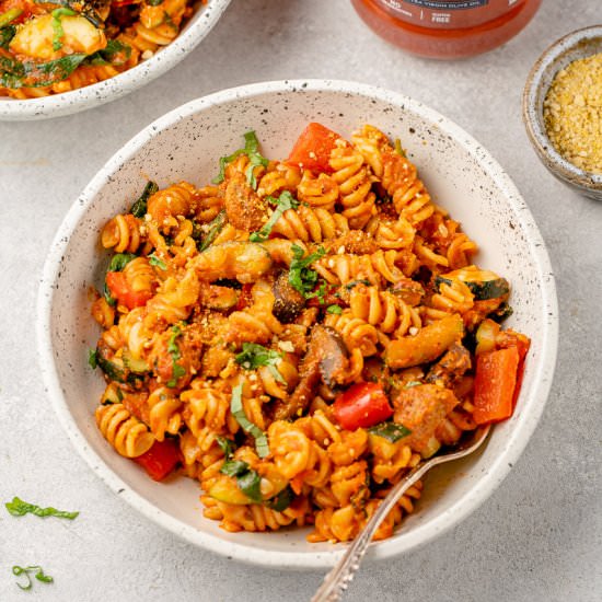 Easy Roasted Vegetable Pasta