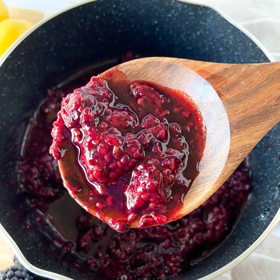 How to Make Blackberry Compote