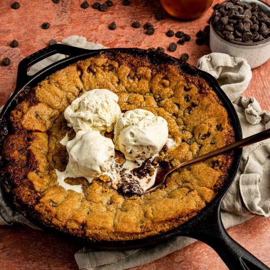 Chocolate Chip Skillet Cookie