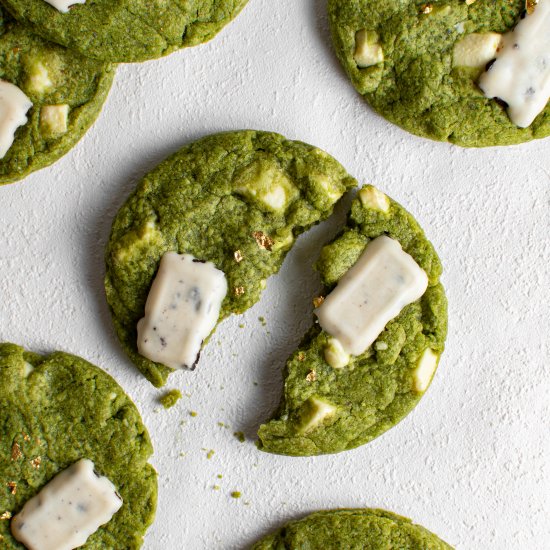 Brown Butter Matcha Cookie