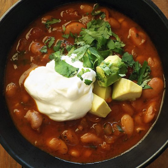 Ancho Pinto Bean Soup