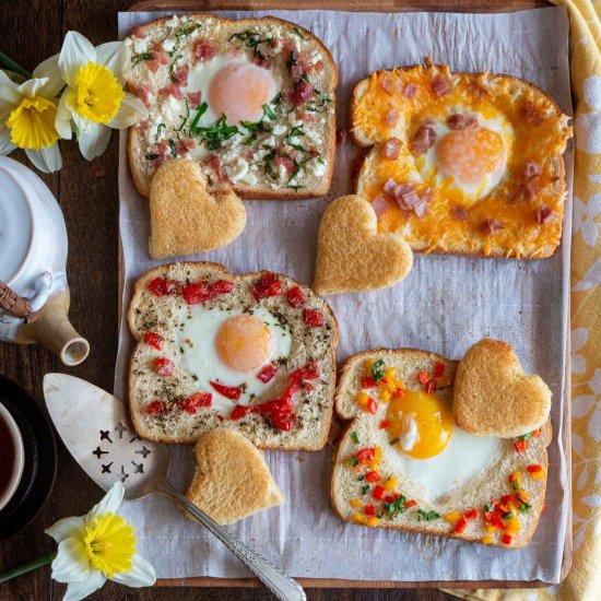 Baked Eggs in Toast