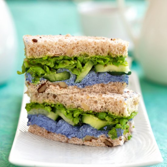 Plant-Based Pea Tea Sandwiches