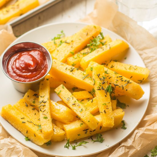 Herbed Polenta Fries