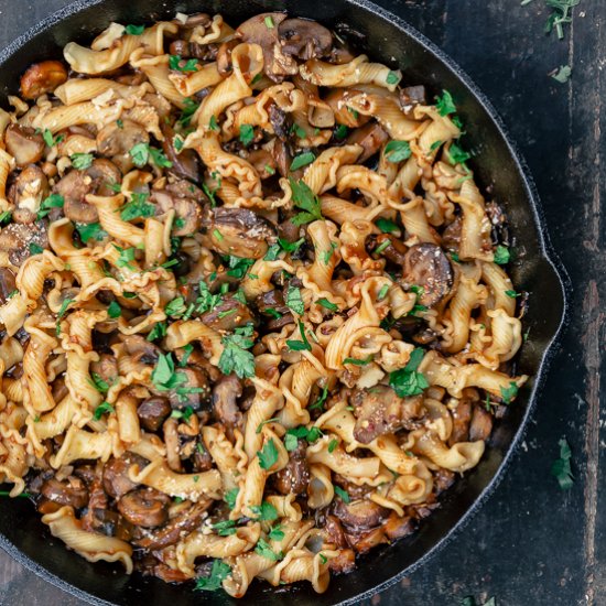 Garlic Mushroom Pasta