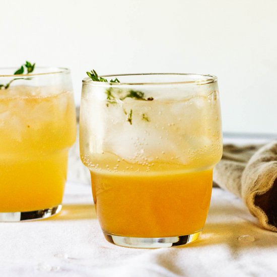 Grapefruit Thyme Vermouth Spritz