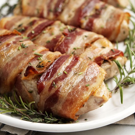 Bacon Wrapped Pork Chops