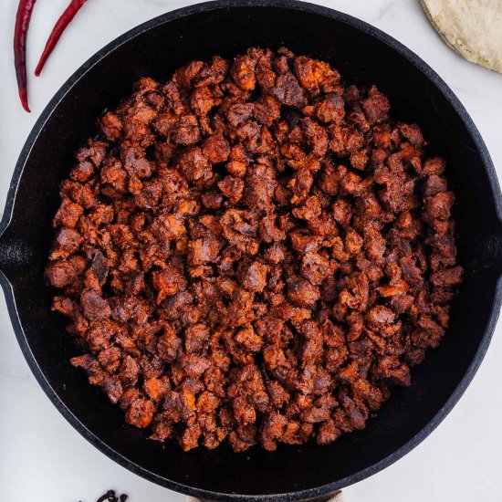 Vegan Mexican Chorizo