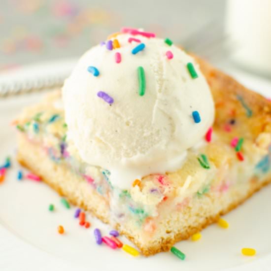 Funfetti Gooey Butter Cake