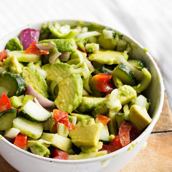 Easy Messy Avocado Summer Salad