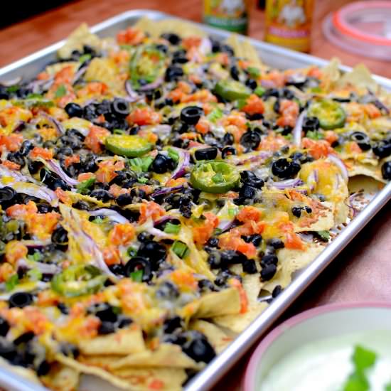 Vegetarian Black Bean Nachos