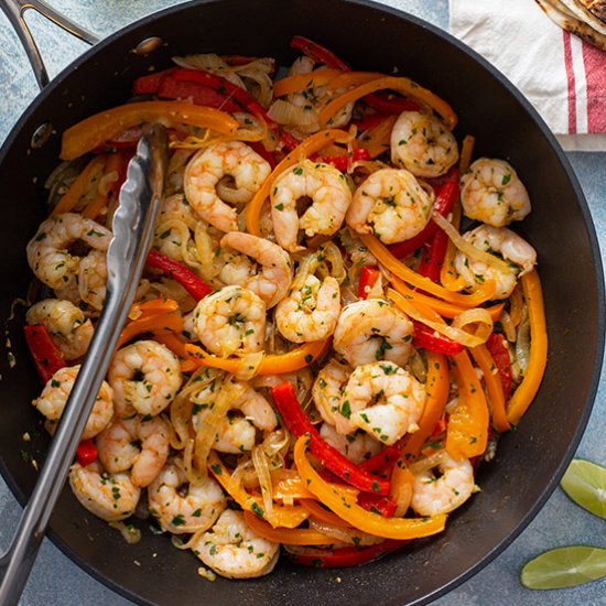 Shrimp Fajitas