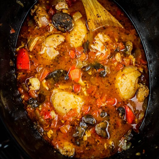 Slow Cooker Chicken Cacciatore