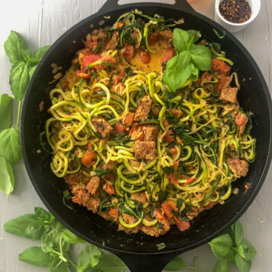 Creamy Zucchini Pasta