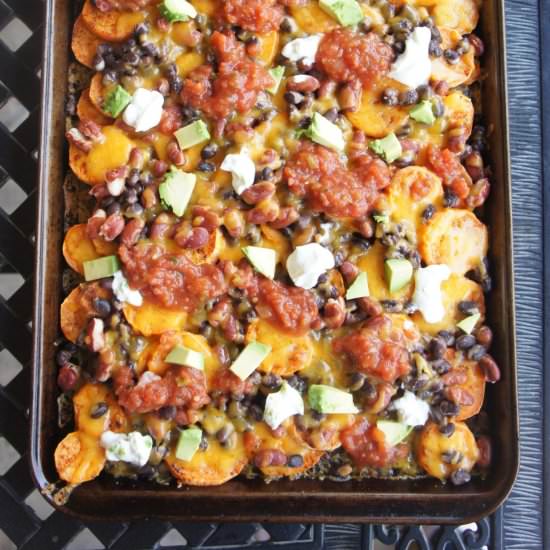 Loaded Sweet Potato Nachos