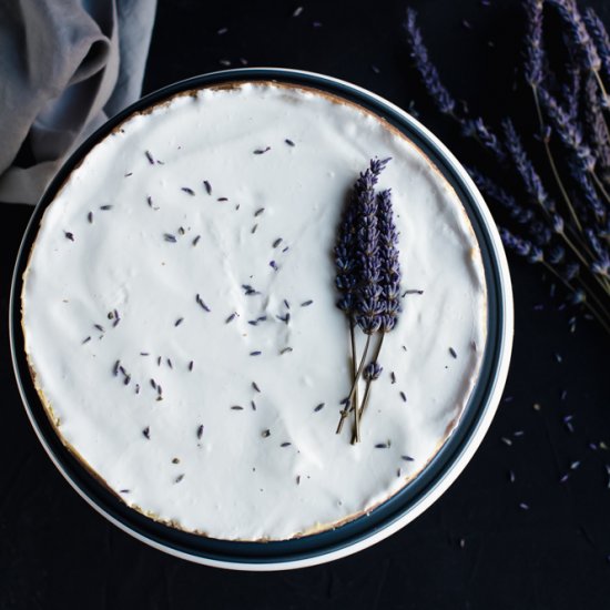 Keto Lavender Cheesecake