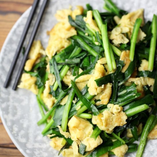 Egg Stir Fry with Chive