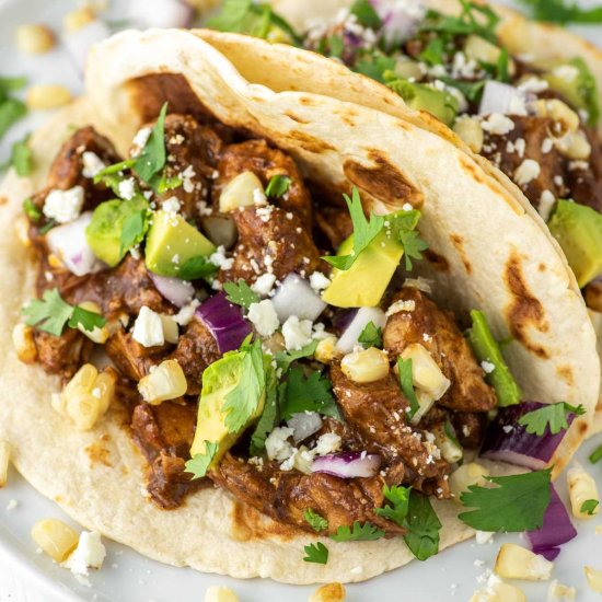 Chicken Mole Tacos