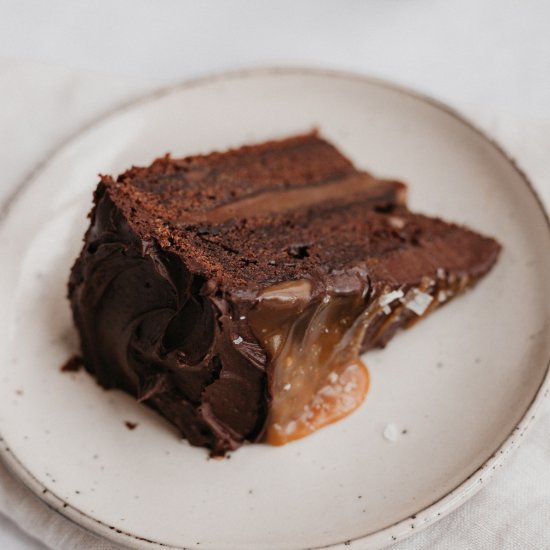 Salted Caramel Chocolate Cake